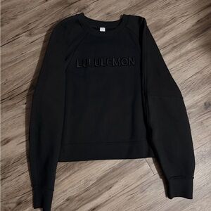 lululemon athletica Black Crewneck Sweater